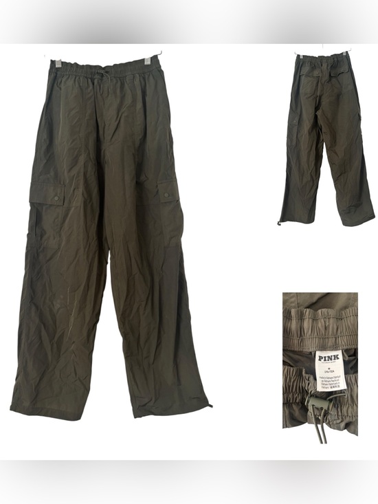 PINK Victoria's Secret Pants - Victoria’s Secret Pink Nylon Cargo Track Pants